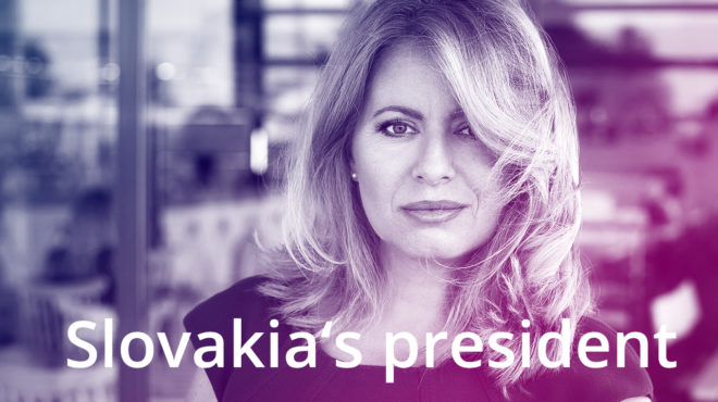 Zuzana Čaputová has become the first female president of Slovakia